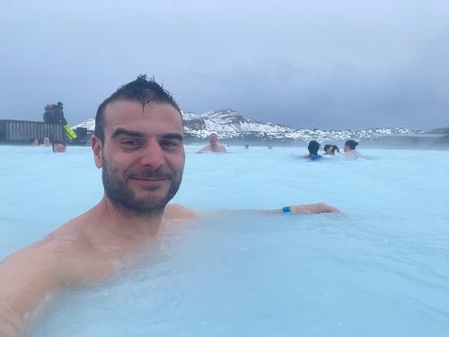 Iceland, Blue Lagoon hot spring, spa