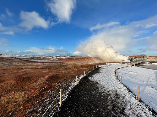 Gunnuhver hot springs and mud pools, Iceland
