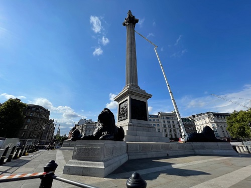 The Nelson’s Column on the Trafalgar Square