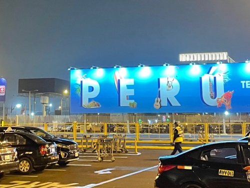 Lima airport, Peru