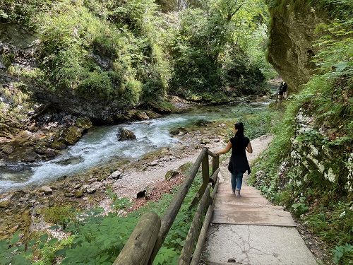 Vintgar Gorge, river Radovna, Slovenia