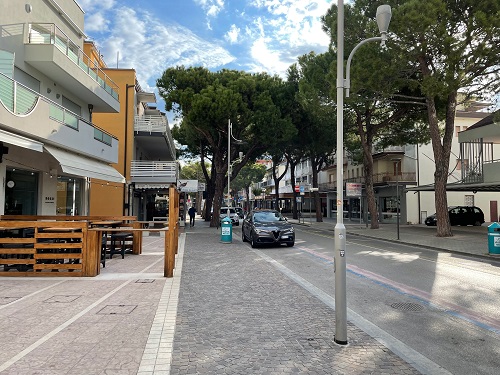 the streets of Lido di Jesolo, Italy